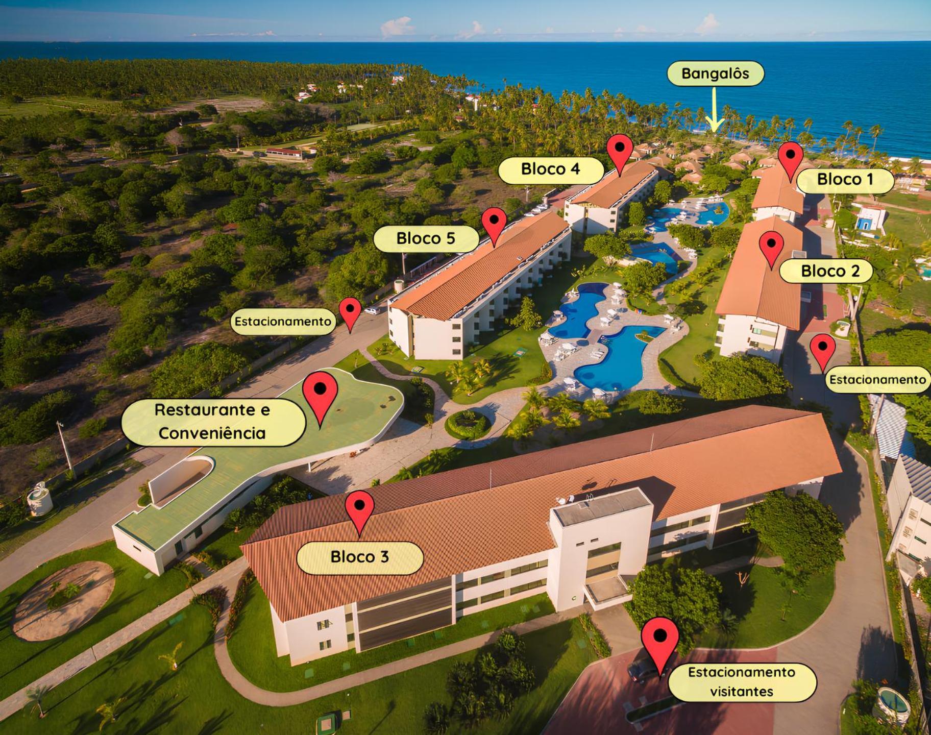 פראיה דוס קרניירוס Carneiros Beach Resort - Paraiso Beira Mar מראה חיצוני תמונה